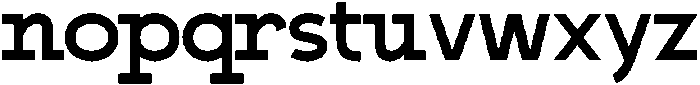 Kabog Regular otf (400) Font LOWERCASE
