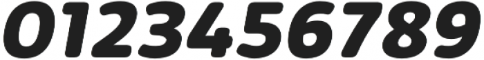Kabrio Soft ExtraBold Italic otf (700) Font OTHER CHARS
