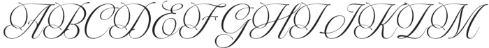 Kaelyna Script Regular otf (400) Font UPPERCASE