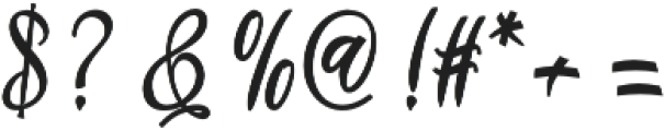 Kaeshum Script otf (400) Font OTHER CHARS