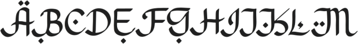 Kafillah otf (400) Font UPPERCASE