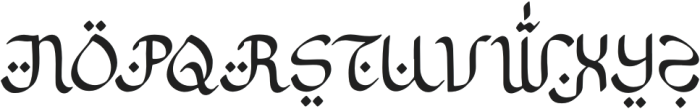 Kafillah otf (400) Font UPPERCASE