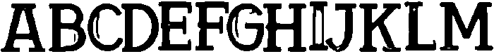 Kagabe ttf (400) Font UPPERCASE