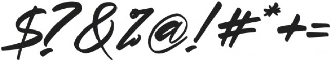 Kagemasha Italic otf (400) Font OTHER CHARS