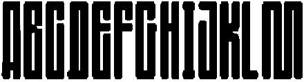 Kagero Condensed otf (400) Font UPPERCASE