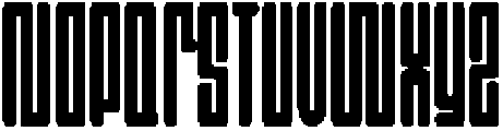 Kagero Condensed otf (400) Font LOWERCASE