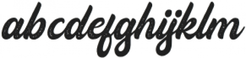Kaglia Rough otf (400) Font LOWERCASE
