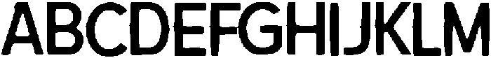 Kagu ttf (400) Font UPPERCASE