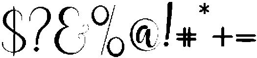 Kagura otf (400) Font OTHER CHARS