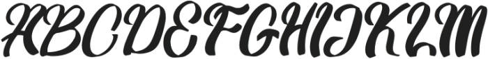 Kaguri Italic otf (400) Font UPPERCASE