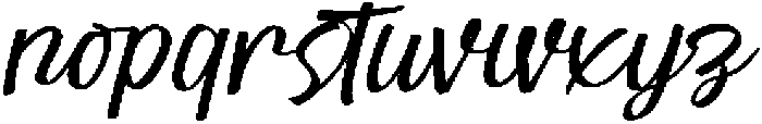 Kailley Scripton Italic otf (400) Font LOWERCASE
