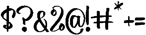 Kailley Scripton otf (400) Font OTHER CHARS