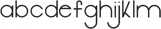 Kailo Sans Regular otf (400) Font LOWERCASE