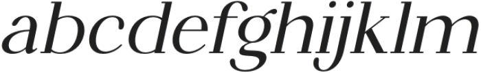 Kailsix-Italic otf (400) Font LOWERCASE