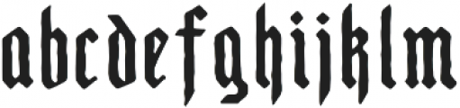 Kaiser Rough otf (400) Font LOWERCASE
