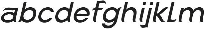 Kajju Medium Slanted otf (500) Font LOWERCASE