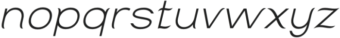 Kajju Thin Slanted otf (100) Font LOWERCASE