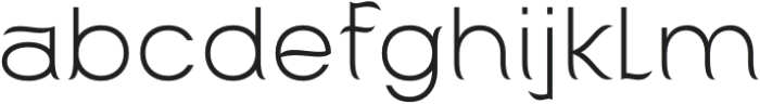 Kajju Thin otf (100) Font LOWERCASE