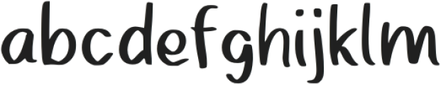 KakaDory-Regular otf (400) Font LOWERCASE