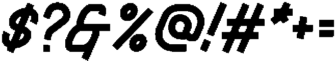 Kalcer Regular otf (400) Font OTHER CHARS