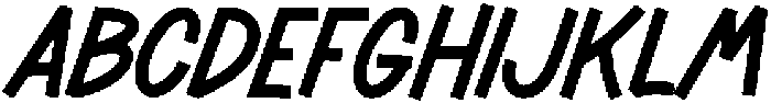 Kalcer Regular otf (400) Font UPPERCASE