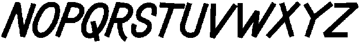 Kalcer Regular otf (400) Font UPPERCASE