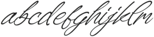 Kaleagnetta Italic otf (400) Font LOWERCASE