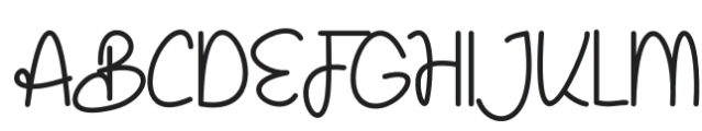 Kalebrio Script Regular otf (400) Font UPPERCASE