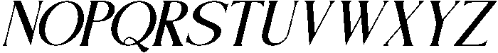 Kaleisha Italic otf (400) Font UPPERCASE