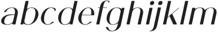 Kalesi Italic otf (400) Font LOWERCASE