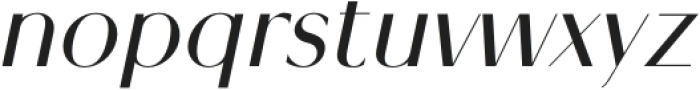 Kalesi Italic otf (400) Font LOWERCASE