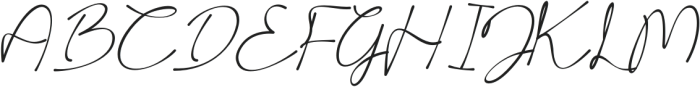Kalessa Signature otf (400) Font UPPERCASE
