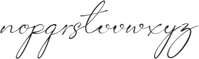 Kalessa Signature otf (400) Font LOWERCASE