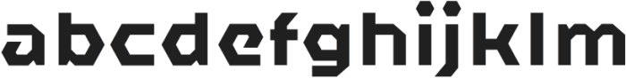 Kalexa Bold otf (700) Font LOWERCASE