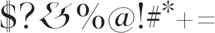Kalimeris Regular otf (400) Font OTHER CHARS