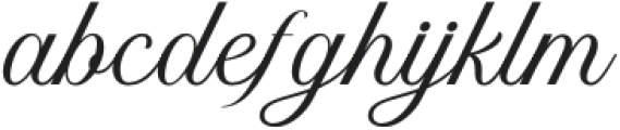 KalindaScript-Regular otf (400) Font LOWERCASE