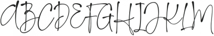 Kallissa Signature Regular ttf (400) Font UPPERCASE