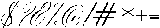 Kallure Regular otf (400) Font OTHER CHARS