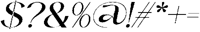 Kalmera Oblique otf (400) Font OTHER CHARS