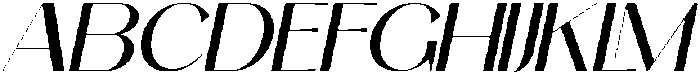 Kalmera Oblique otf (400) Font UPPERCASE