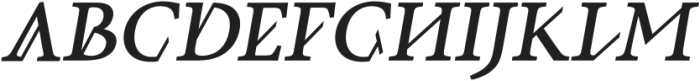 Kalon Bold Italic otf (700) Font UPPERCASE