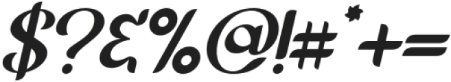 Kaltera Italic otf (400) Font OTHER CHARS