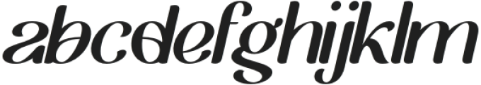 Kaltera Italic otf (400) Font LOWERCASE