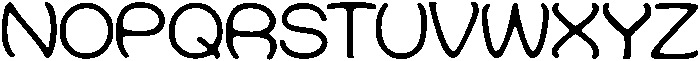 Kaltore Regular otf (400) Font UPPERCASE