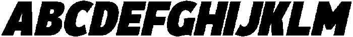 Kalua Slanted otf (400) Font UPPERCASE