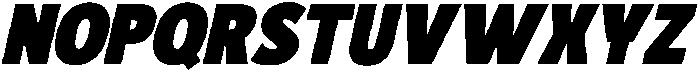 Kalua Slanted otf (400) Font UPPERCASE