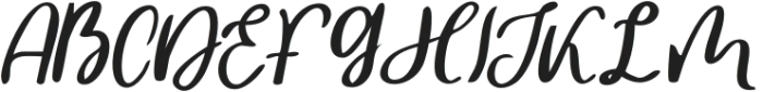 Kaluna-Italic otf (400) Font UPPERCASE