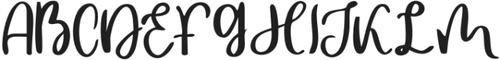 Kaluna-Regular otf (400) Font UPPERCASE