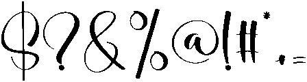 Kamala Mountain Regular otf (400) Font OTHER CHARS