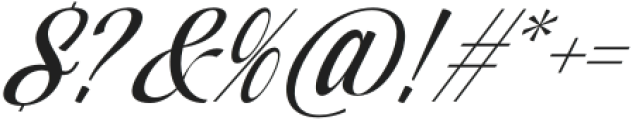 Kameli Antares Italic Italic otf (400) Font OTHER CHARS